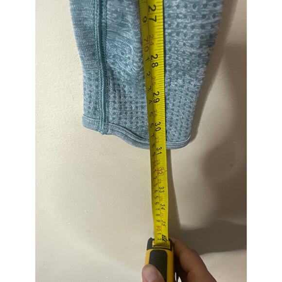 Gymshark Womens Large Dark Washed Jade Marl High Waist Vital Boost Legging XS - Picture 3 of 4